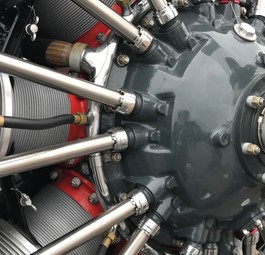 Motor einer Junkers F13: Robust und kräftig.