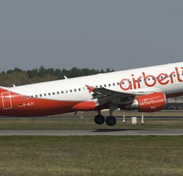 A320 von Air Berlin: Der Vorfall wird untersucht.