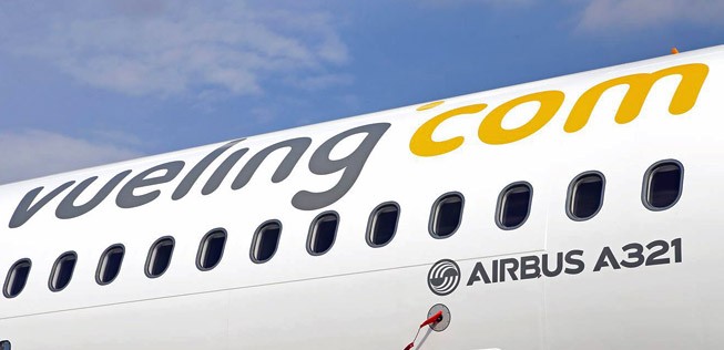 <strong>10. Rang: Vueling</strong>. 387 Flüge, minus 14% gegenüber der gleichen Woche 2019. Die Daten stammen von Eurocontrol.