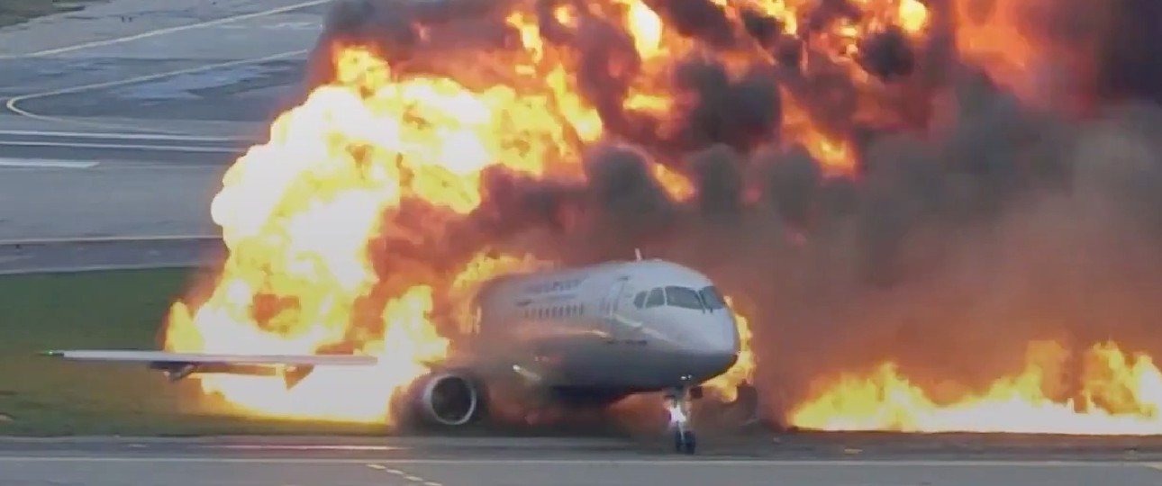 Superjet in Flammen: 41 Menschen starben.