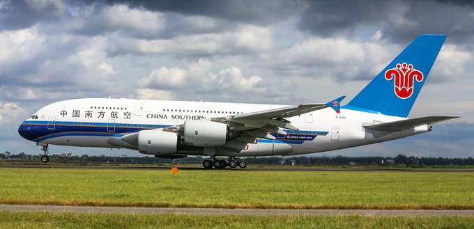 China Southern: 6 Bestellungen, 3 Ziele.