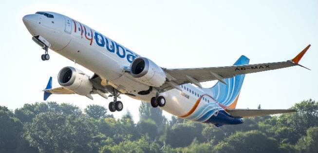 Boeing 737 Max von Flydubai: Die erste der Region.