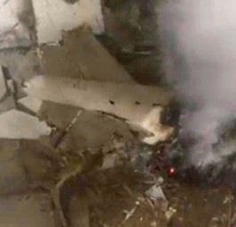 Türkischer Fracht-Jumbo stürzt in Kirgistan ab