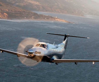 Pilatus PC-12: Momentan besitzt Surf Air erst drei Stück des Turboprop-Fliegers.
