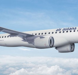 E190-E2 von Embraer:Air Astana will 15 Prozent damit einsparen.