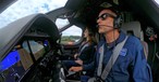 Testflug für die Autoland-Zertifizierung für den Pilatus PC-12: Die Testcrew musste nicht eingreifen. 