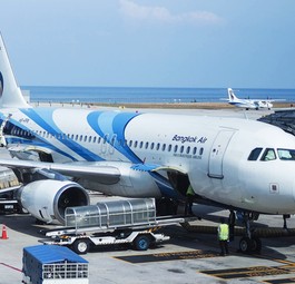 Airbus A320 von Bangkok Airways: Kommen langsam in die Jahre.