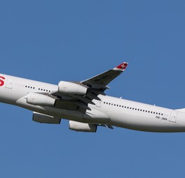 Airbus A340-300 von Swiss: Auf der Route Zürich - Johannesburg im Einsatz.