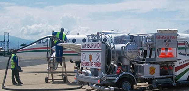 Air Burundi: Betanken geht derzeit noch.