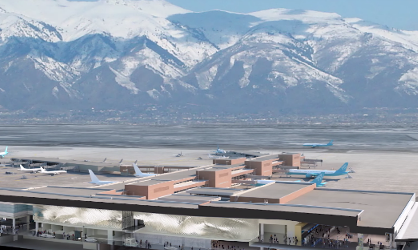 Der neue Salt Lake City Airport soll die doppelte Anzahl an Passagieren abfertigen können.