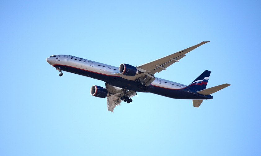 Boeing 777-300ER of Aeroflot: Seats 402 passengers.