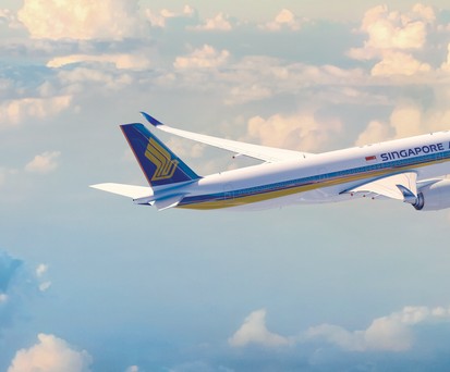 Airbus A350 von Singapore Airlines: Die Fluggesellschaft inspiziert die Triebwerke.