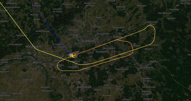 18 sekunden zu spaet in frankfurt
