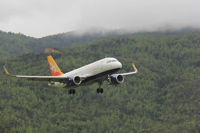 Airbus A319 von Drukair: Ein Exeplar wird umgebaut.