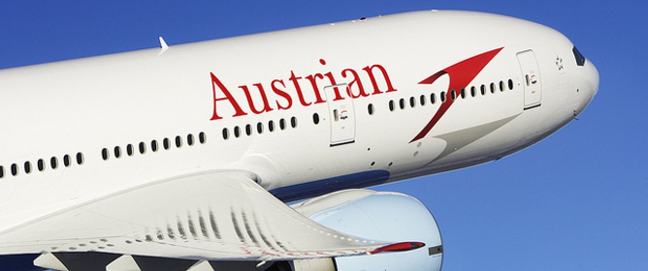 Erhöhte Vibrationswerte: Wegen Triebwerksproblemen musste eine Austrian-Airlines-Maschine in Frankfurt außerplanmäßig landen.
