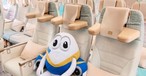 Ryanair-Maskottchen im Emirates-Sitz. «Hasse es», schrieb die Airline darunter. 