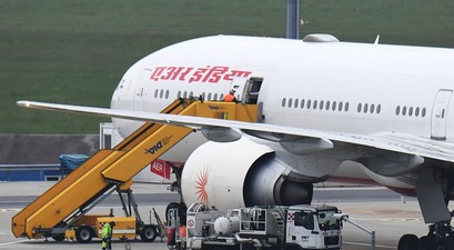 air india wien ziwschenlandung tanken
