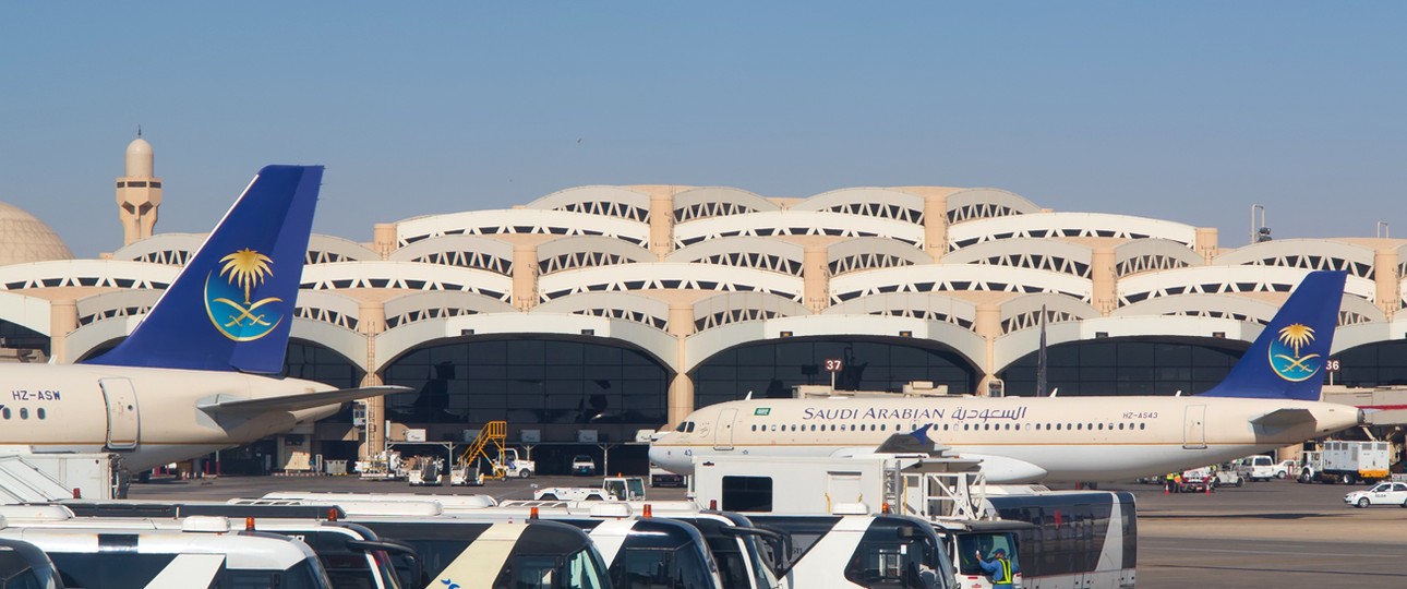 Jets von Saudia am Flughafen Riad: Wie wandelt sich die Flotte?