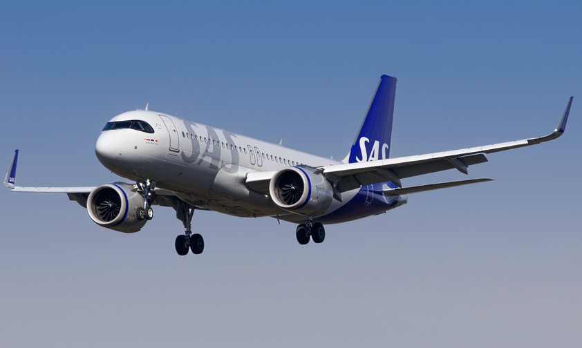 Airbus A320 Neo von SAS: Panne in Brüssel.