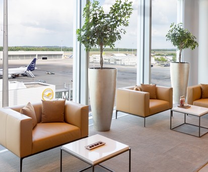 First Class Lounge von Lufthansa in München: Das Lounge-Konzept am Flughafen wird «komplett neu gestaltet».