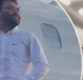 Überraschend im eigenen Privatjet unterwegs