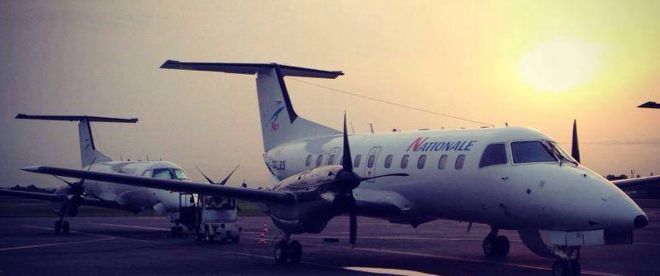 Flieger von Nationale Régionale Transport: Seit Monaten am Boden.