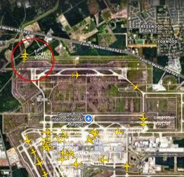 houston beinahe zusammenstoss