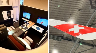 Business-Doppelsuite im Airbus A350 von Swiss: Neues Flugzeug, neues Interieur.
