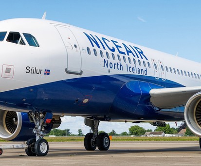 Im April stellte <strong>Nice Air</strong> die Flüge ein, im Mai meldete sie Insolvenz an. Sie war ist eine virtuelle Airline. Sie wollte Reisende aus Europa direkt in Islands Norden fliegen.