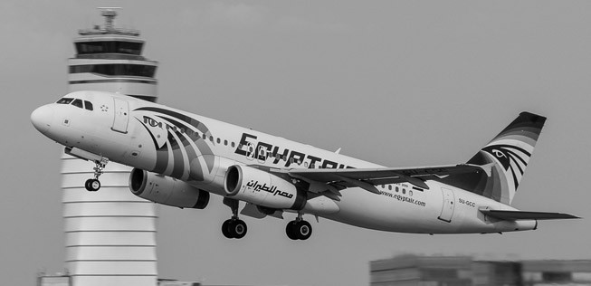Der verunglückte Airbus A320 von Egypt Air: Kennzeichen SU-GCC.