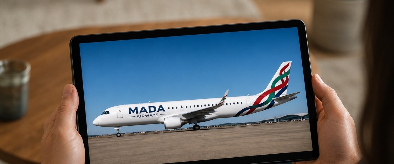 Animation von Mada Airways: Die Airline soll noch in diesem Jahr starten. 