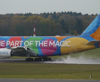 Flug EK59 von Dubai nach Hamburg wurde am 31. Oktober ertmals wieder mit einem Airbus A380 durchgeführt.