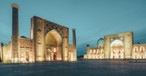 Registan-Platz im usbekischen Samarkand: Die Regierung hat Regionalrouten im Visier.