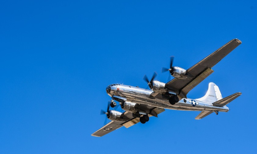 B-29 Superfortress im Flug: Heute gibt es nur noch zwei flugfähige Exemplare.