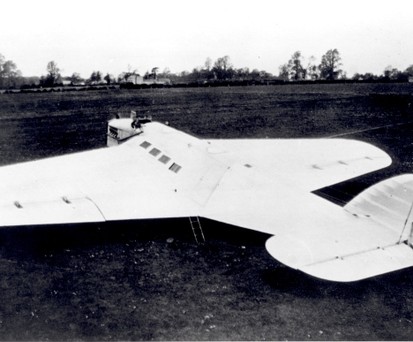 Die Westland Dreadnought war die erste Umsetzung eines Blended-Wing-Body-Fliegers. Sie stürzte allerdings beim Erstflug ab.