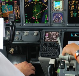 Piloten im Cockpit: Nicht immer die beste Orientierung.