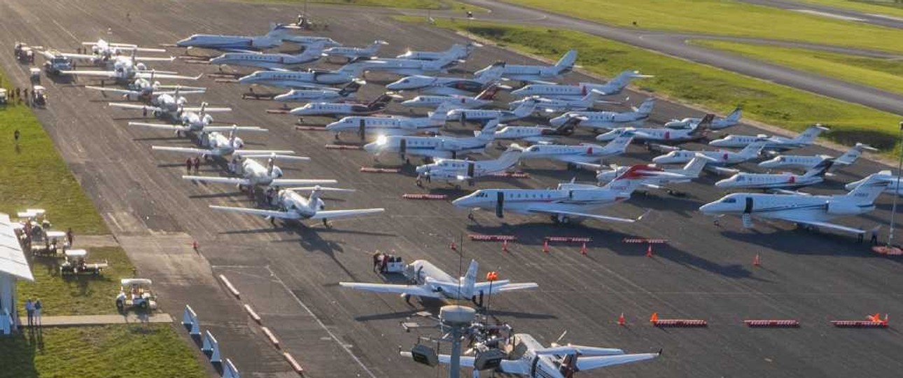 Special Olympics Airlift 2025: Viele Flugzeuge nehmen an der Aktion teil.