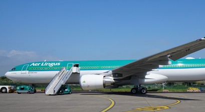Airbus A330 von Aer Lingus: Fliegt von Manchester nach New York.