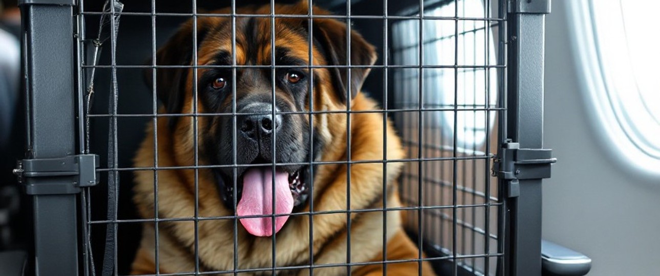 Ein großer Hund in einer Transportbox: In Italien könnte dieses Bild bald Wirklichkeit werden.