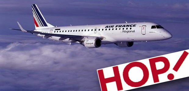 Embraer 190 von Air France Régional und Logo: Bald als Hop unterwegs?