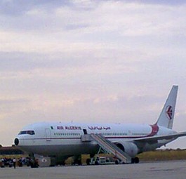 Maschine von Air Algérie: Angeschlagene Airline.