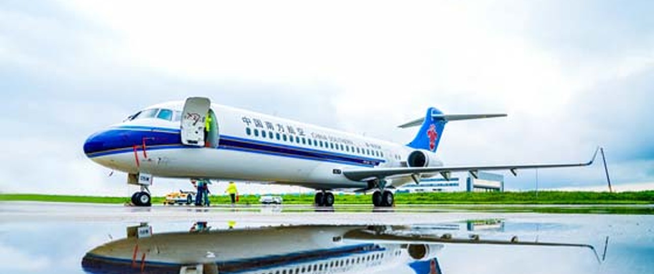 ARJ21 für China Southern: Die Fluglinie wird die ersten Jets in Guangzhou stationieren.