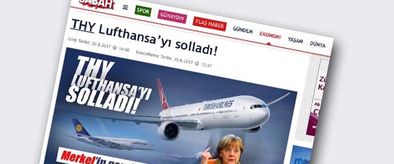 Artikel über Turkish Airlines: Starker Monat Juli.