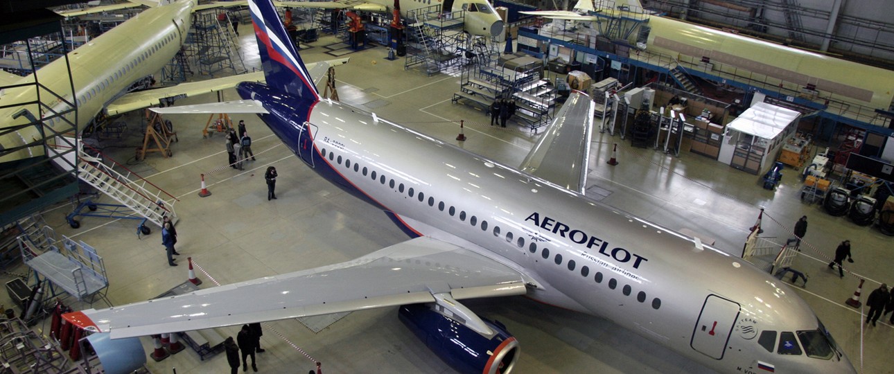 Produktion des Superjet 100: Aeroflot will aufstocken.
