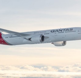 Boeing 787-9 von Qantas: Kurs auf Deutschland.