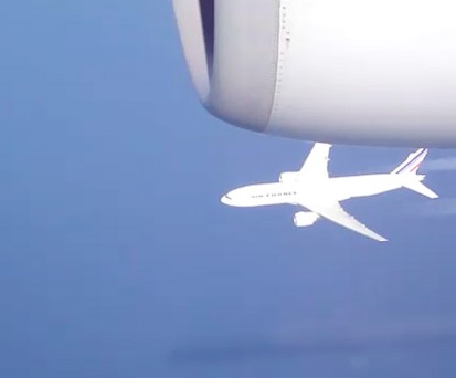 Nicht jedem Passagier wird bei diesem Anblick wohl gewesen sein.