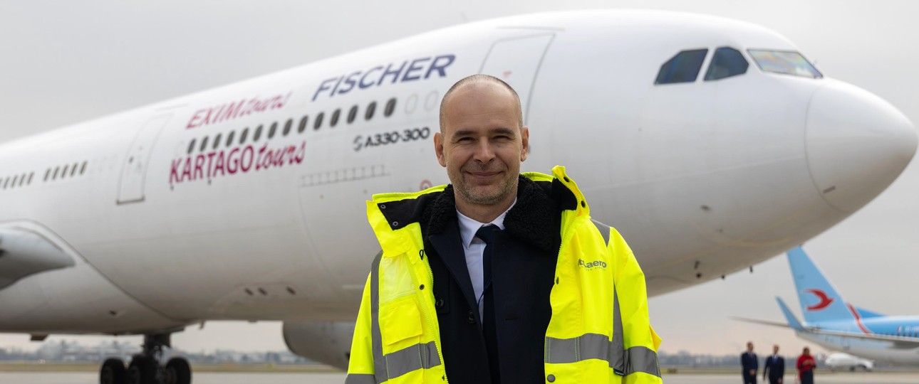 Dusan Novota, Chef des Flughafens Bratislava: Hat ehrgeizige Ziele.