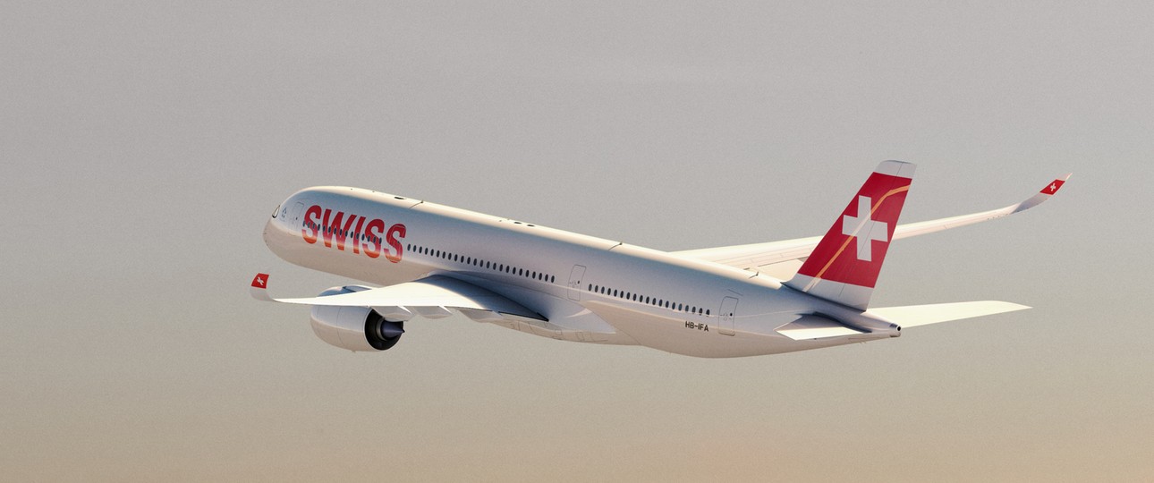 Airbus A350 von Swiss: Ein Flieger muss noch eine ganze Weile in Almaty bleiben. 