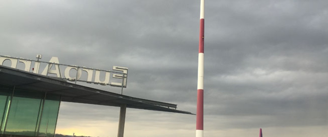 Euro Airport Basel/Mulhouse: Nichts geht mehr.