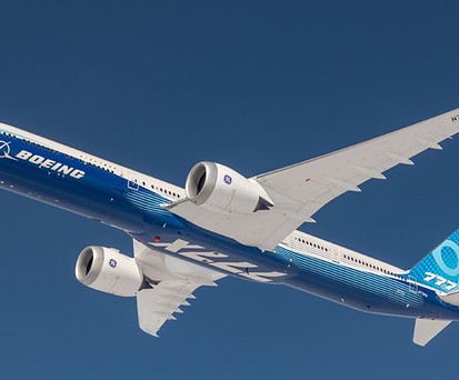 Boeing 777X: Stargast in Dubai.